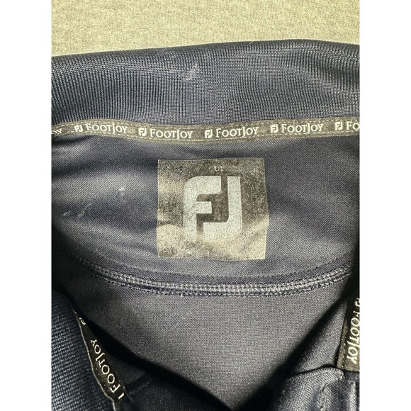 Footjoy Polo Shirt Mens XL Blue Short Sleeve Golf‎ Button Cypress Creek - Picture 2 of 7